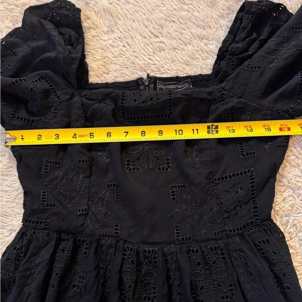 Johnny Was Ella Mini Dress in black size Small